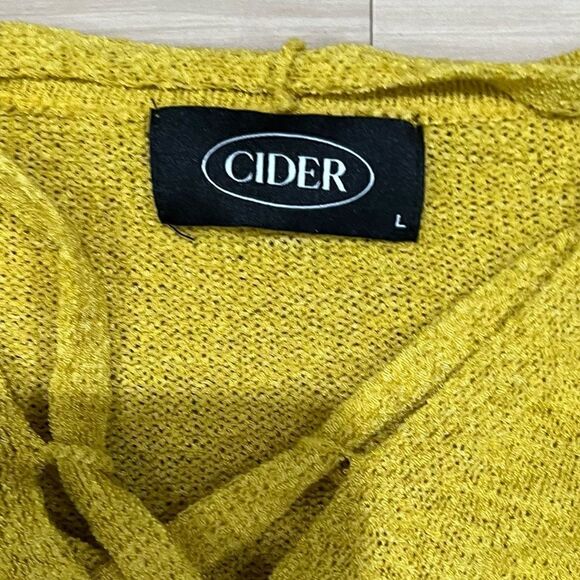Cider Sedona Sunshine Wrap Long Sleeve Blouse Women’s Large - Picture 4 of 4
